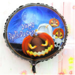 18 inç Happy Halloween Balkabağı Folyo Balon - Görsel 2