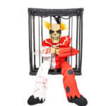 Sensörlü Hareketli Mahkum Joker İskelet Dekoru