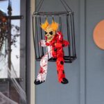 Sensörlü Hareketli Mahkum Joker İskelet Dekoru - Görsel 3