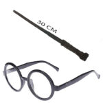 Harry Potter Asa ve Siyah Çerçeveli Gözlük Seti