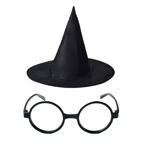harry-potter-buyucu-sapkasi-ve-harry-potter-buyucu-gozlugu-siyah-renk-resim-3082.jpg Harry Potter Büyücü Şapkası ve Gözlüğü Aksesuar Seti - Görsel 1