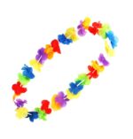 Hawaii Çiçekli Boyun Kolyesi - Renkli Parti Leisi - Görsel 4