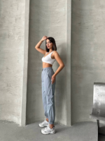 Jogger lastik paça pantolon - Görsel 6