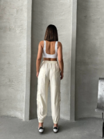 Jogger lastik paça pantolon - Görsel 3