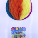Happy Birthday Kağıt Süs Dekorasyonu - 55 cm