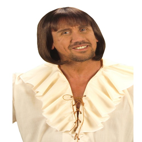 kahve-renk-erkekler-icin-kisa-ortacag-perugu-resim-2642.png Kahverengi Ortaçağ Şövalye Erkek Peruğu - 30 cm - Görsel 1