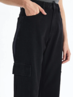 cep jeans pantolon siyah - Görsel 4