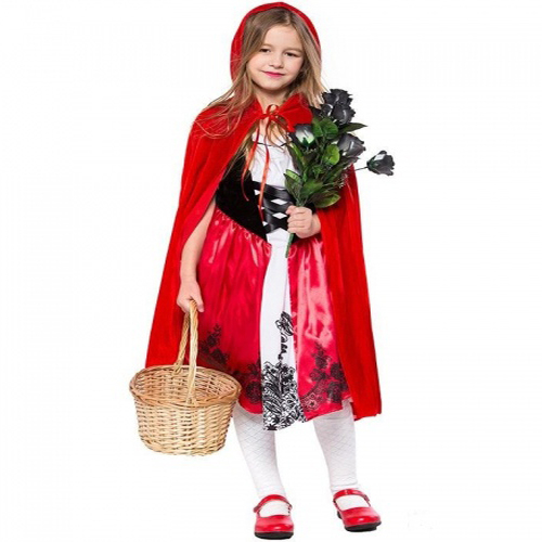 kirmizi-baslikli-kiz-sapkali-pelerin-90-cm-resim-3330.jpg Kırmızı Başlıklı Kız Kapüşonlu Pelerin - 90 cm - Görsel 1