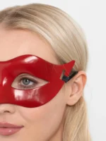 Kırmızı Masquerade Kostüm Partisi Venedik Balo Maskesi - Görsel 2