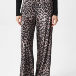 Leopar desen pantolon