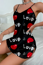 Love Desenli  Saten - Görsel 3