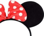 Minnie Mouse Kırmızı Fiyonklu Kulaklı Parti Tacı - Görsel 2