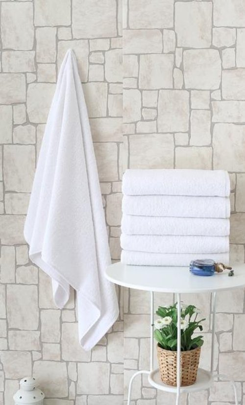 nevresim-dunyasi-otel-tipi-70x140-banyo-havlusu-beyaz-6481.jpg Beyaz Otel Tipi Pamuklu Banyo Havlusu - 70x140 cm - Görsel 1