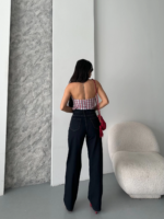 zzo süper taş enzim tint yı koyu lacivert jeans pantolon - Görsel 3