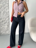 zzo süper taş enzim tint yı koyu lacivert jeans pantolon - Görsel 4