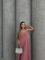 Piliseli uzun elbise - Görsel 2