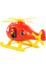 PolisArı Figürlü Oyuncak Helikopter - Sağlam Plastik - Görsel 3