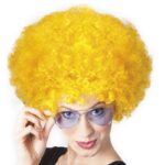 Altın Sarı Kıvırcık Afro Bonus Peruk - 120 Gr - Görsel 2
