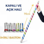 70 cm Sihirli Açılır Metal Baston İllüzyon Oyunu