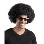 Siyah Kıvırcık Afro Bonus Parti Peruğu - 120 Gr - Görsel 2