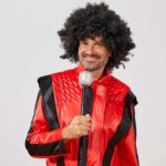 Siyah Kıvırcık Afro Bonus Parti Peruğu - 120 Gr - Görsel 3