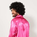 Siyah Kıvırcık Afro Bonus Parti Peruğu - 120 Gr - Görsel 4