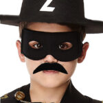 Çocuk Boy Zorro Kostüm Aksesuar Seti - 3 Parça