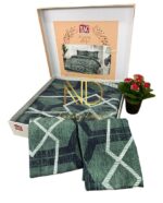 Nova Yeşil 86 Tel Çift Kişilik Pamuk Saten Nevresim - Görsel 2