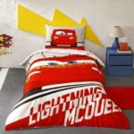 Disney Cars Lightning Tek Kişilik Pamuk Nevresim Takımı