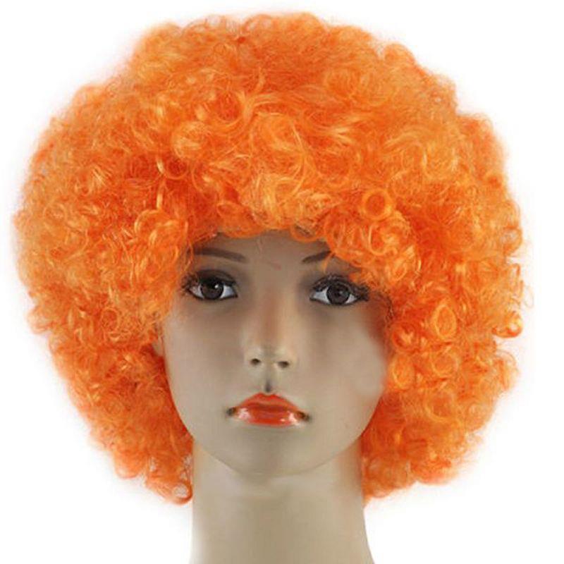 turuncu-bonus-peruk-468-1.jpg Turuncu Kıvırcık Afro Bonus Parti Peruğu - 120 Gr - Görsel 1