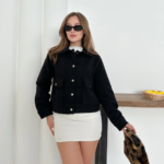 Zr model kaşe ceket siyah