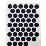 Yapışkanlı Vida Gizleme Tapası 14 mm - Siyah Renk