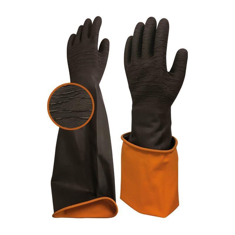 beybi-h2-60ext-korun-tirtikli-uzun-siyah-eldiven-no-11-51713.jpg Korun Tırtıklı Uzun Lateks İş Eldiveni 60 cm - No: 11 - Görsel 1
