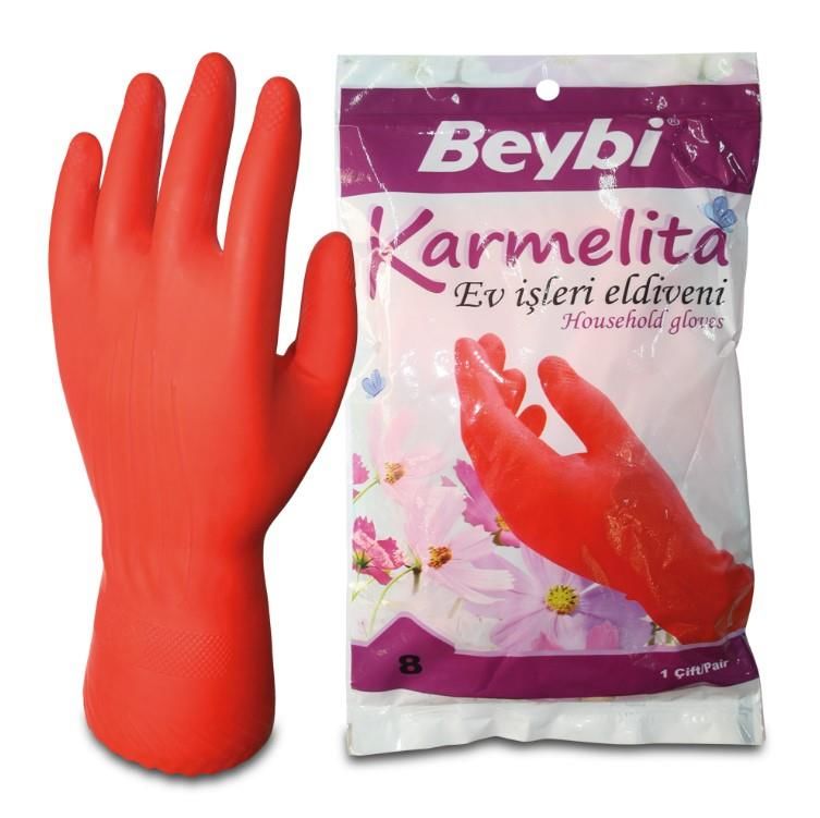 beybi-karmelita-bulasik-eldiveni-no-8-5-65437.jpg Karmelita Ekstra Kalın Bulaşık Eldiveni - No: 8,5 (L) - Görsel 1
