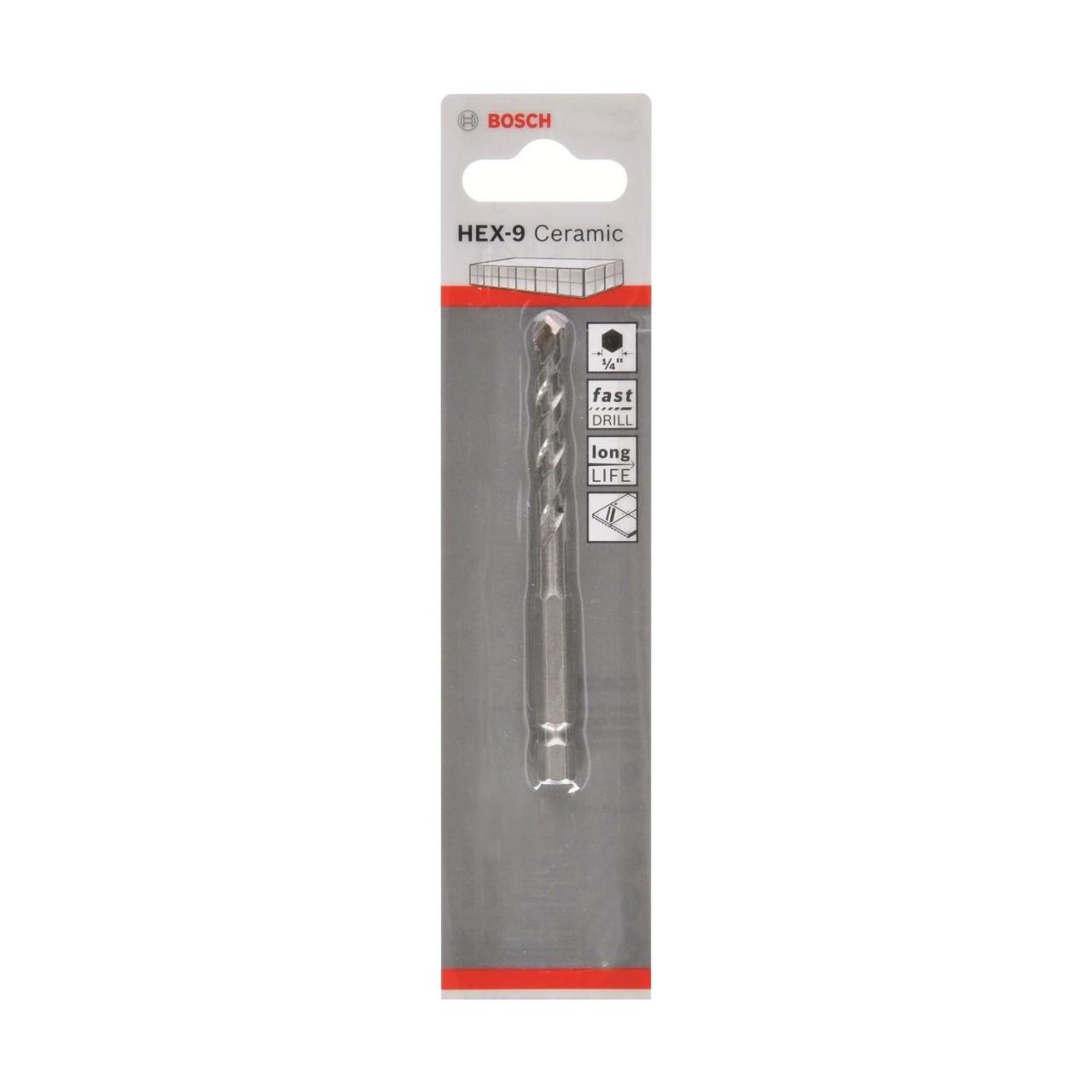 bosch-hex-9-ceremic-matkap-ucu-10x90-mm-60562.jpg Bosch HEX-9 Ceramic Fayans Delme Ucu 10x90 mm - Görsel 1
