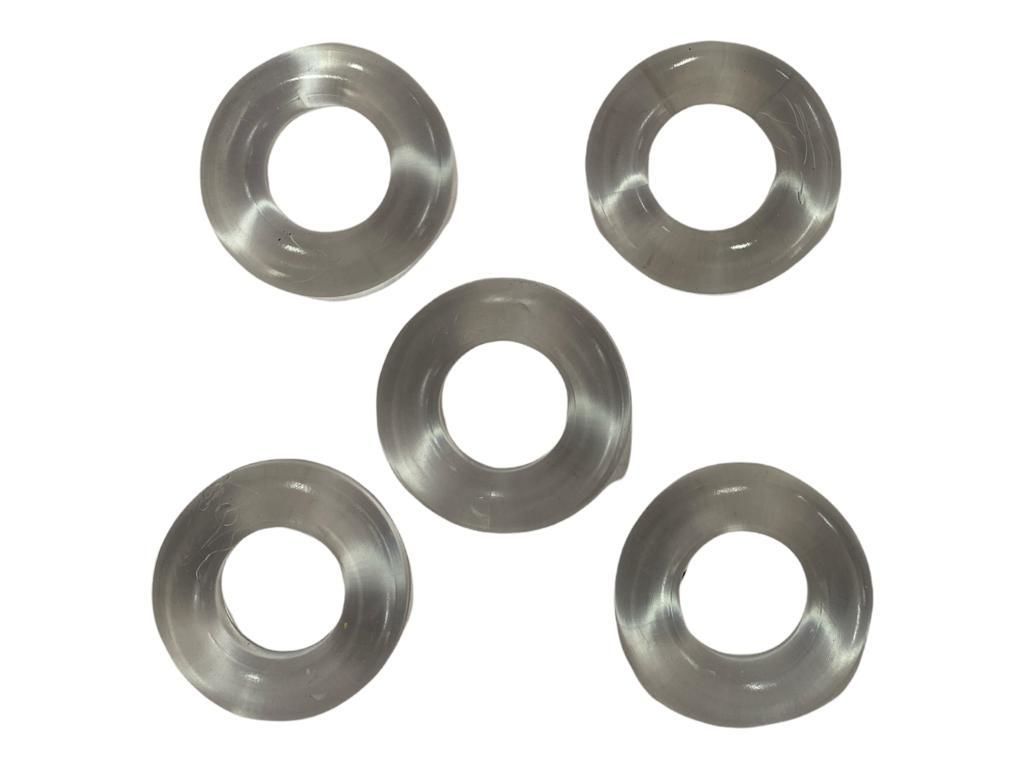 cemax-kol-stoperi-5-li-paket-62628.jpg Cemax Şeffaf Kapı Kolu Duvar Koruyucu Stoper - 5'li Paket - Görsel 1