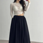 Cepli keten etek siyah kz24