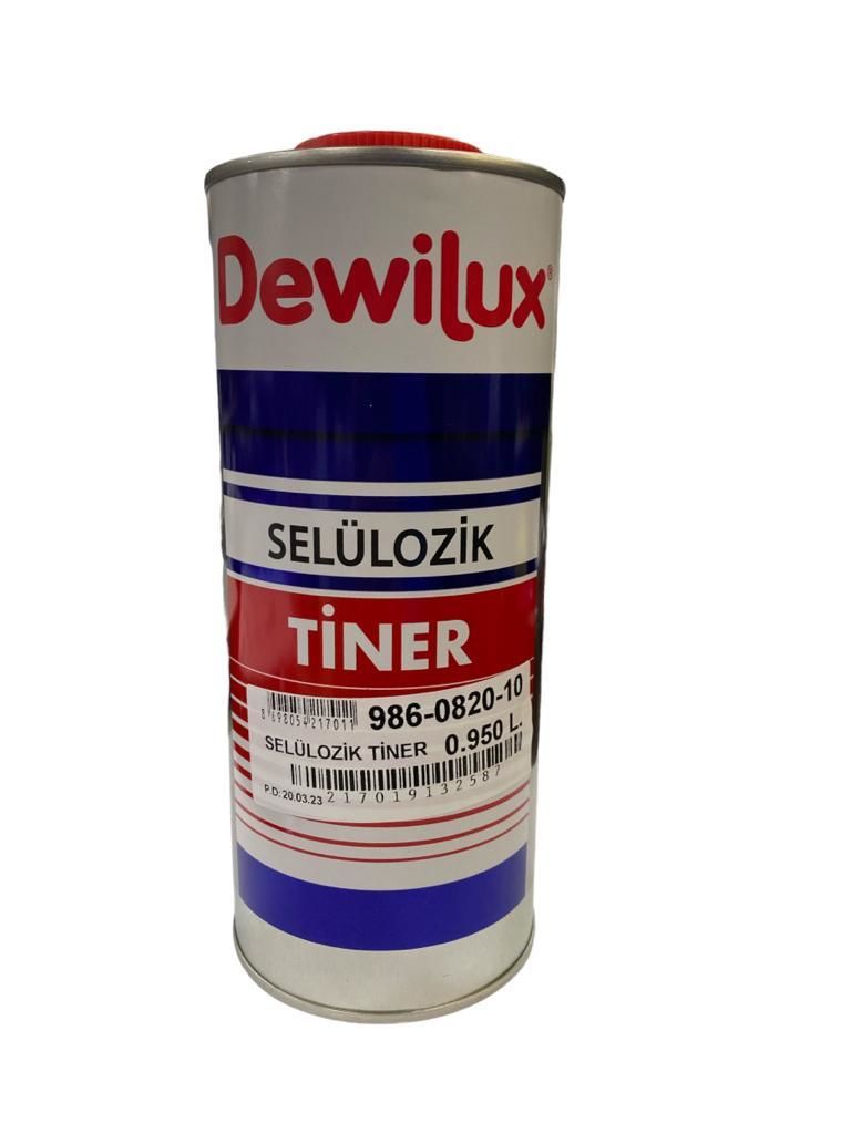 dewilux-selulozik-tiner-950-ml-65364.jpg Selülozik Tiner - 950 ml Profesyonel Solvent - Görsel 1