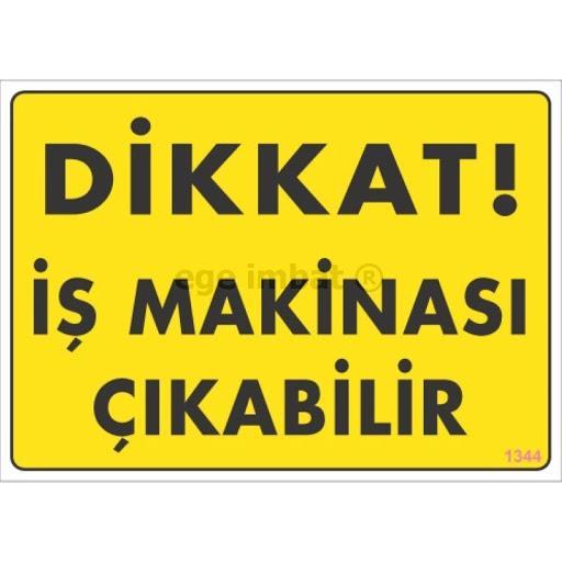 dikkat-makinasi-cikabilir-sari-uyari-levhasi-25x35-kod-1344-54707.jpg Dikkat İş Makinası Çıkabilir Uyarı Levhası 25x35 cm - PVC - Görsel 1