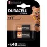 123A 3 Volt Lityum Pil 2'li Paket - 10 Yıl Raf Ömürlü