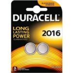 CR 2016 Lityum Pil 3 Volt - 2'li Paket (Duracell)