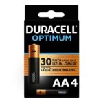 Duracell Optimum AA Kalem Pil 4’lü Paket - 30 Kat Daha Uzun Ömür