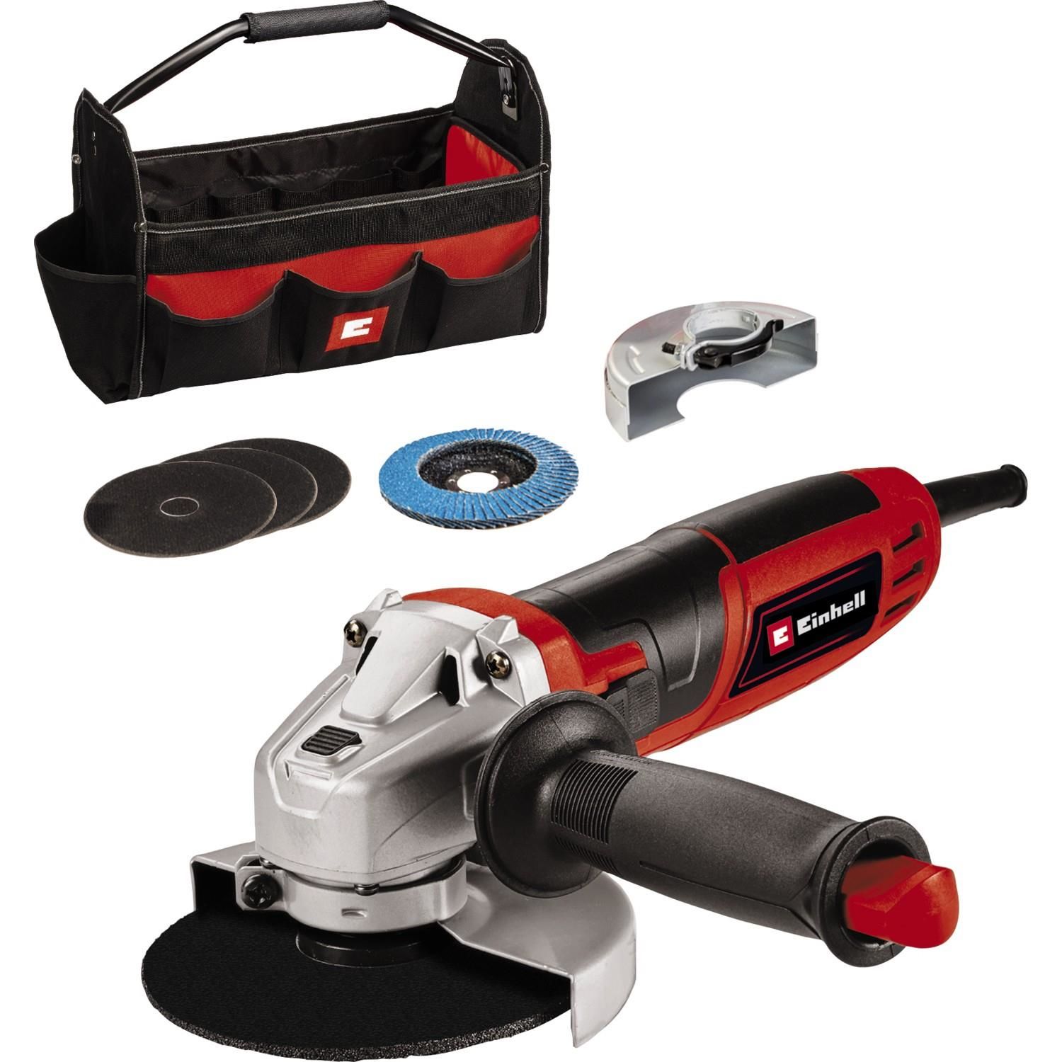 einhell-te-ag-125-850-kit-avuc-taslama-65345.jpg Einhell TE-AG 125/850 Kit Avuç Taşlama - 850W Çantalı Set - Görsel 1