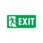 Exit (Çıkış) Sol Yönlendirme Levhası 17.5x25 cm - PVC