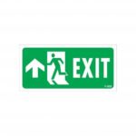 Exit (Çıkış) Yukarı Sol Ok İşaretli Yönlendirme Levhası