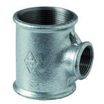 Galvanizli İnegal Te 1" x 3/4" x 1" - TD Fitting