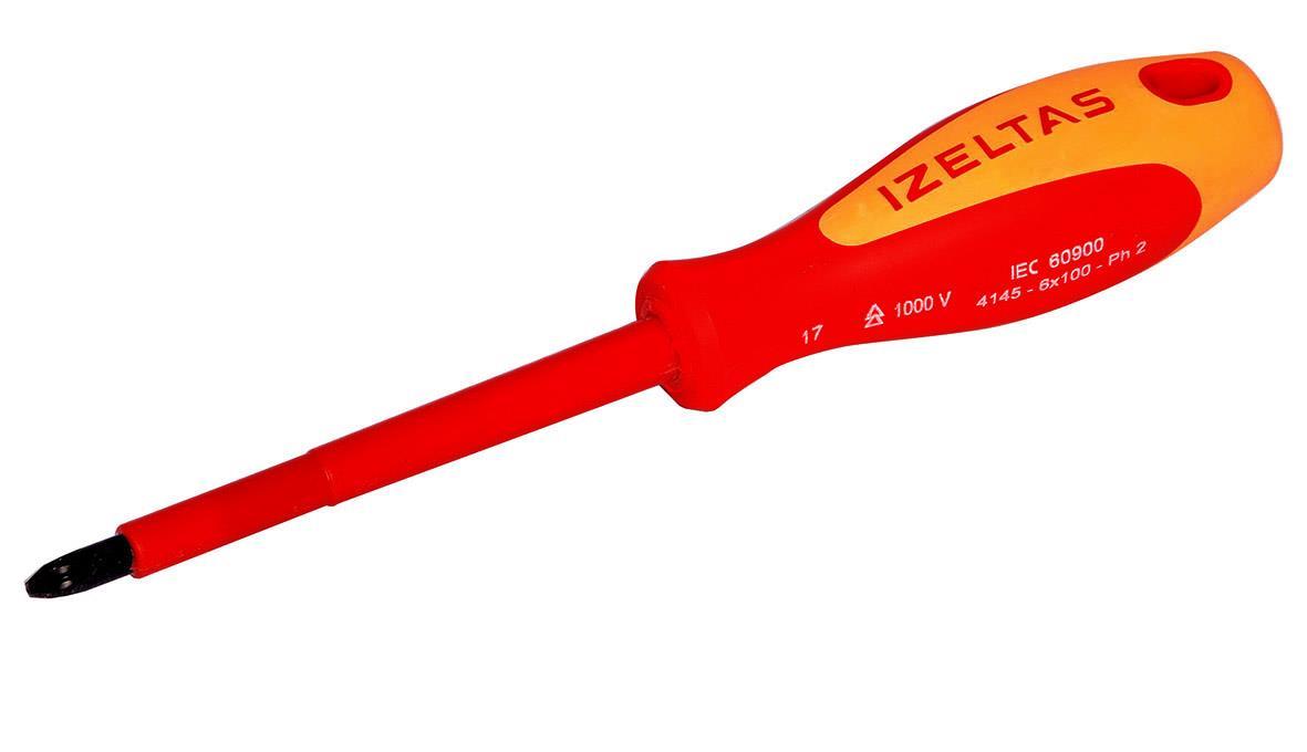izeltas-4145-6x100-izoleli-yildiz-uclu-tornavida-52668.jpg İzeltaş 4145 İzoleli Yıldız Tornavida 6x100 mm - Görsel 1