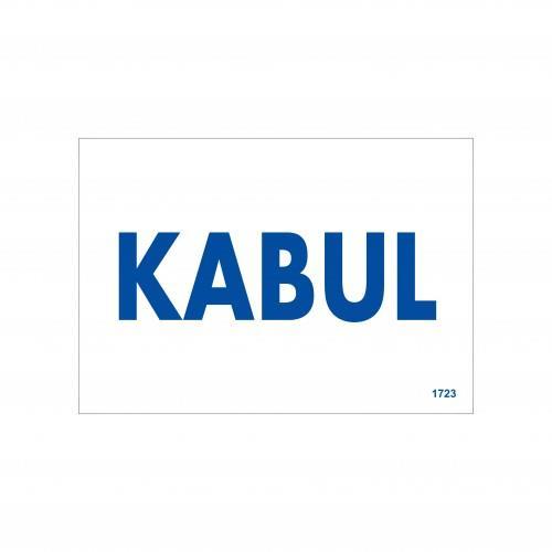 kabul-uyari-levhasi-17-5x25-kod-1723-54686.jpg Kabul / Resepsiyon Yönlendirme Levhası 17,5x25 cm - Görsel 1
