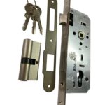 Kale Oval 15 R Nikel Silindirli Kapı Kilidi - 40 mm