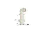 Klozet Temiz Su Giriş Dirseği - 3/8" x 5.2 cm - Görsel 2